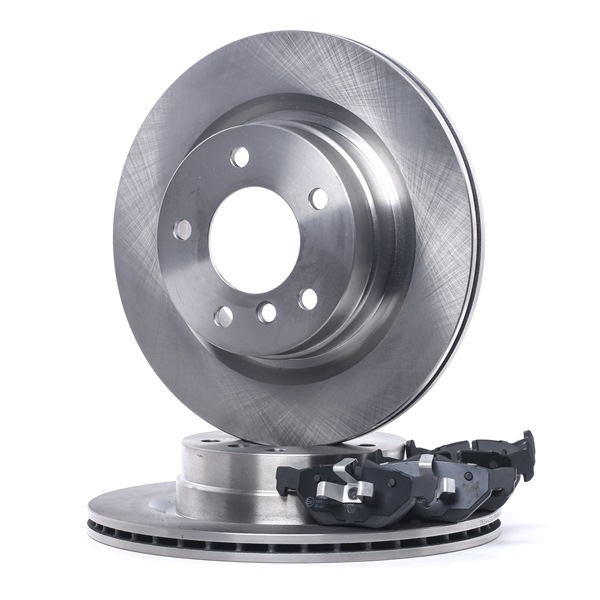 RIDEX 3405B0459: Kit de discos de freno y pastillas Eje trasero, Ø: 300, 300,0mm, ventilación interna, ventilado, con tornillos, con clip de émbolo