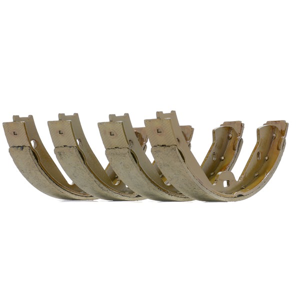 RIDEX 70B0411 Bremsbackensatz Hinterachse, mit Zubehör, ohne Handbremshebel