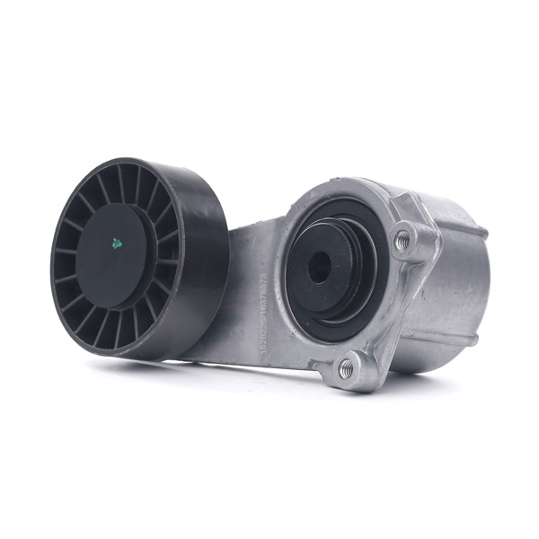 RIDEX 310T0471: Spannrolle, Keilrippenriemen Ø: 80mm, Ø: 80mm, mit Halter, mit Anbau-/Befestigungsmaterial