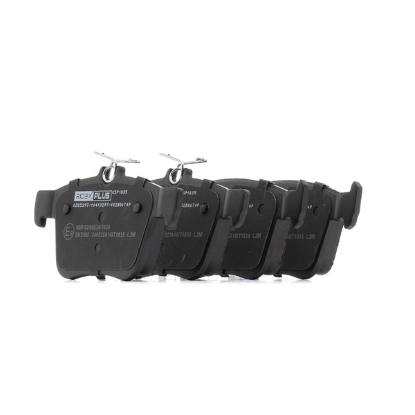 RIDEX PLUS 402B0674P: Piduriklotsid Tagasild