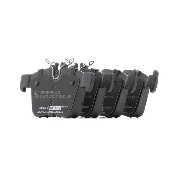 RIDEX PLUS 402B0863P Τακάκια φρένων MERCEDES-BENZ C-class T-modell (S205) 156 PS Βενζίνη κόστος