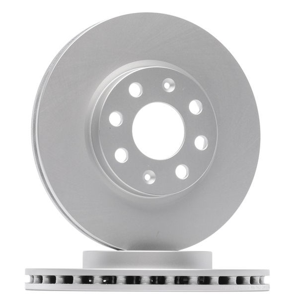 RIDEX PLUS 82B0017P: Disco de freno Eje delantero, Ø: 257,4mm, ventilado, Fundición gris, Ø: 257,4mm, revestido, sin buje de rueda, sin perno de sujeción de rueda