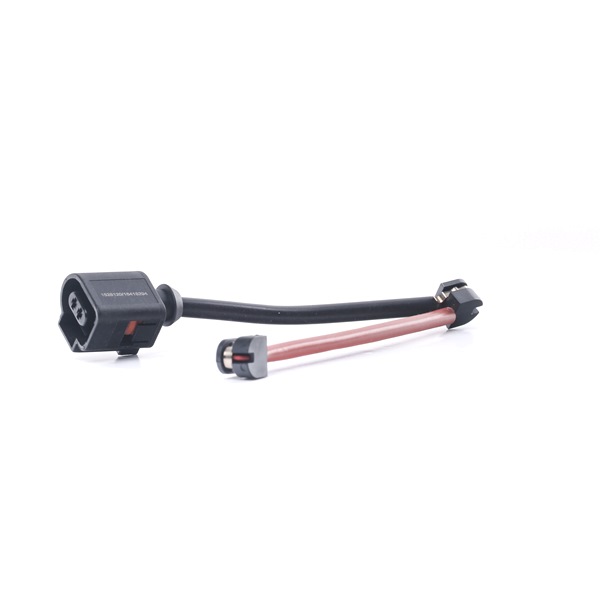 RIDEX 407W0191: Sensor de desgaste de pastillas de frenos Eje trasero, 255mm