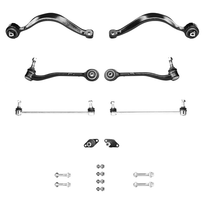 MAXGEAR 72-5782: Kit bras de suspension Essieu avant gauche, Essieu avant droit, avec vis/boulons
