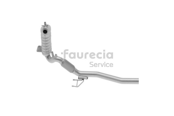 Faurecia FS80765F: Filtr cząstek stałych z elementami do montażu