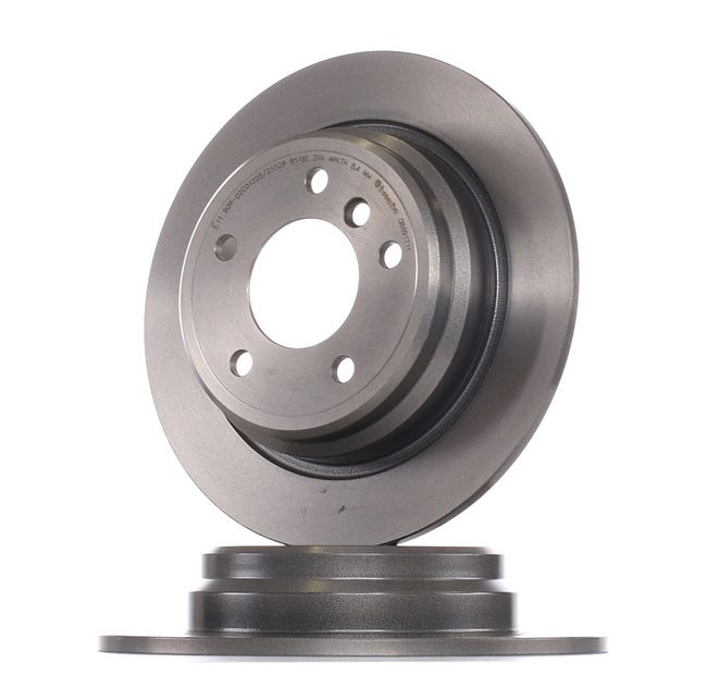 BREMBO 08.6917.11: Disc de frână Ř: 298mm, plin, Ř: 298mm, acoperit (cu un strat protector), cu suruburi COATED DISC LINE