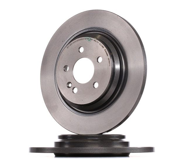 BREMBO 08.7607.11: Disque de frein Ø: 331mm, plein, Ø: 331mm, revêtu COATED DISC LINE