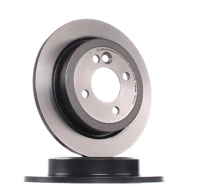 BREMBO 08.9163.11: Disc de frână Ř: 259mm, plin, Ř: 259mm, acoperit (cu un strat protector) COATED DISC LINE