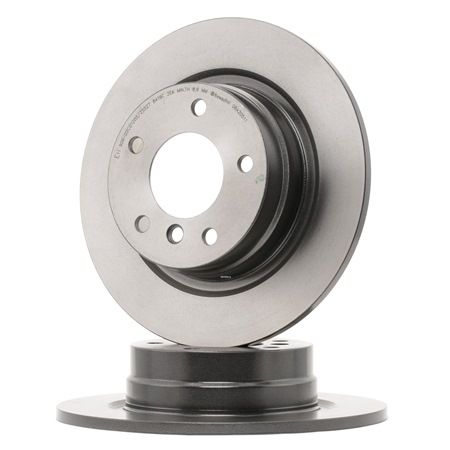 BREMBO 08.A205.11: Disc de frână Ř: 296mm, plin, Ř: 296mm, acoperit (cu un strat protector), cu suruburi COATED DISC LINE