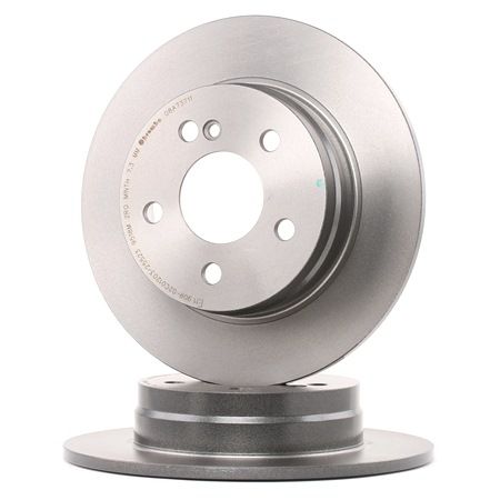 BREMBO 08.A737.11: Remschijf Ø: 278mm, volledig, Ø: 278mm, Gecoat, Met schroeven COATED DISC LINE