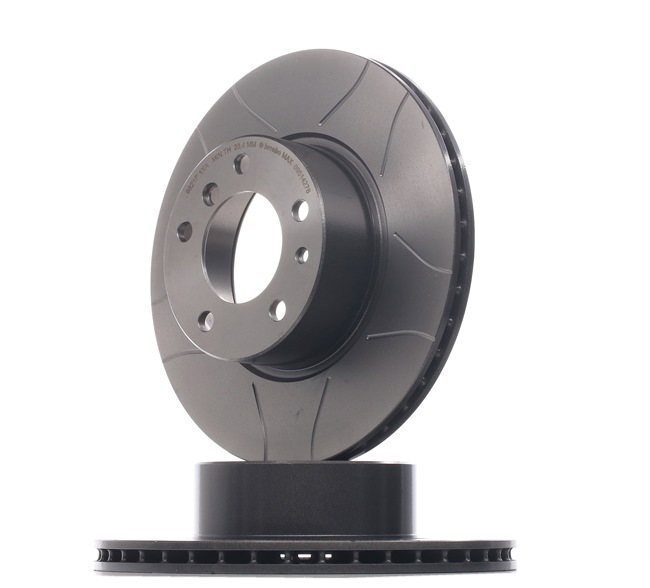 BREMBO 09.5142.76: Disc de frână Ř: 302mm, ventilat interior, canelat, Ř: 302mm, acoperit (cu un strat protector), cu suruburi MAX LINE