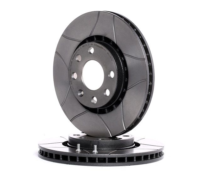 BREMBO 09.5148.76: Tarcza hamulcowa Ø: 256[mm], z wentylacją wewnętrzną, szczelinowy, Ø: 256[mm], pokryty, ze śrubami MAX LINE