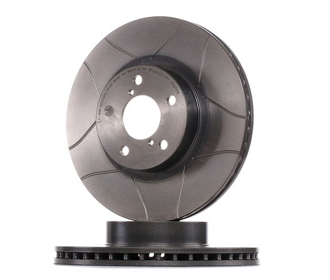 BREMBO 09.5674.76: Disco de freno Ø: 276mm, ventilación interna, ranurado, Ø: 276mm, revestido MAX LINE