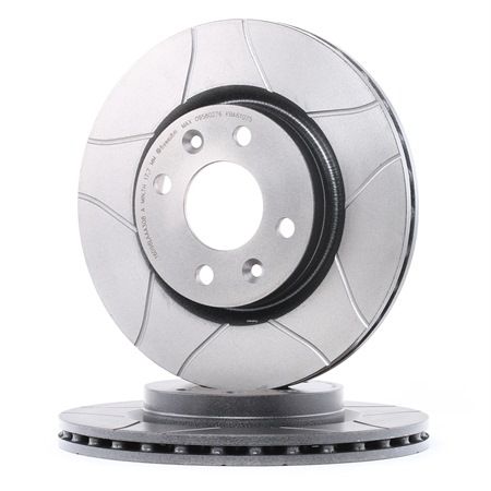 BREMBO 09.5802.76: Brzdový kotúč Ø: 259mm, s vnútorným chladením, drazkovany, Ø: 259mm, potiahnutá, so skrutkami MAX LINE