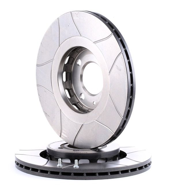 BREMBO 09.6728.75: Disco de freno Ø: 280mm, ventilación interna, ranurado, Ø: 280mm, revestido, con tornillos MAX LINE