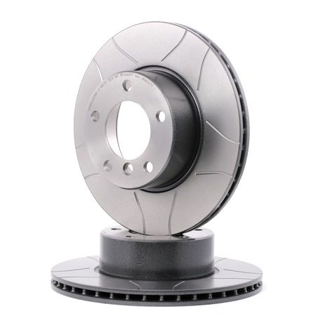 BREMBO 09.6924.75: Brzdový kotouč R: 296mm, vnitřně větráno, opatřený drážkou, R: 296mm, nátěr, se šrouby MAX LINE