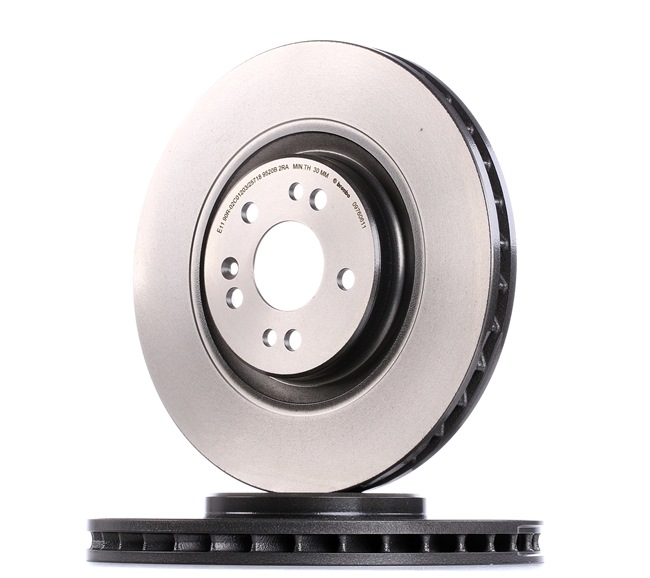 BREMBO 09.7606.11: Disque de frein Ø: 345mm, ventilé de l'intérieur, Ø: 345mm, revêtu, avec vis/boulons COATED DISC LINE