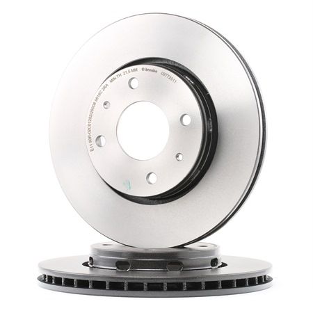 BREMBO 09.7720.11: Disc de frână Ř: 281mm, ventilat interior, Ř: 281mm, acoperit (cu un strat protector) COATED DISC LINE