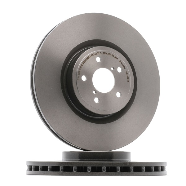BREMBO 09.7812.11: Disc de frână Ř: 326mm, ventilat interior, Ř: 326mm, acoperit (cu un strat protector) COATED DISC LINE