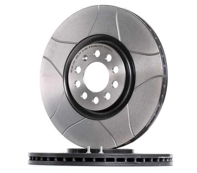 BREMBO 09.7880.75: Remschijf Ø: 312mm, interne ventilatie, Gekerft, Ø: 312mm, Gecoat, Met schroeven MAX LINE