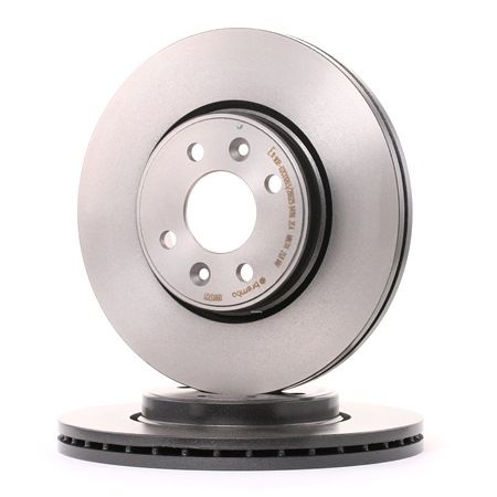 BREMBO 09.8137.21: Bremžu diski Ø: 280mm, ar iekšējo ventilāciju, Ø: 280mm, pārklāts, ar skrūvēm COATED DISC LINE