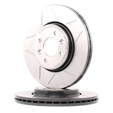 BREMBO 09.8137.76: Bremžu diski Ø: 280mm, ar iekšējo ventilāciju, rievots, Ø: 280mm, pārklāts, ar skrūvēm MAX LINE