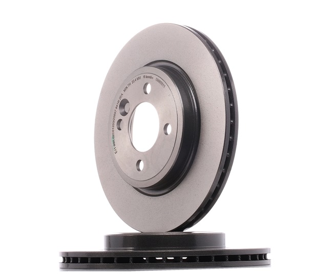 BREMBO 09.8655.11: Disc de frână Ř: 276mm, ventilat interior, Ř: 276mm, acoperit (cu un strat protector) COATED DISC LINE