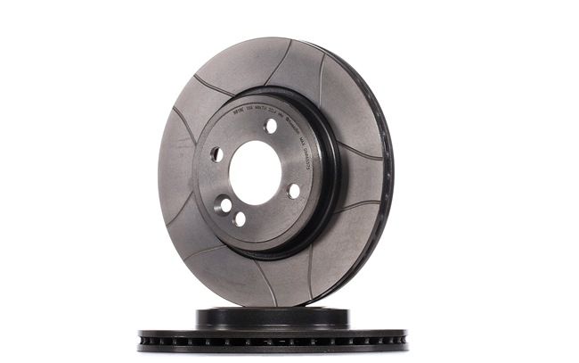 BREMBO 09.8655.75: Disco de freno Ø: 276mm, ventilación interna, ranurado, Ø: 276mm, revestido MAX LINE