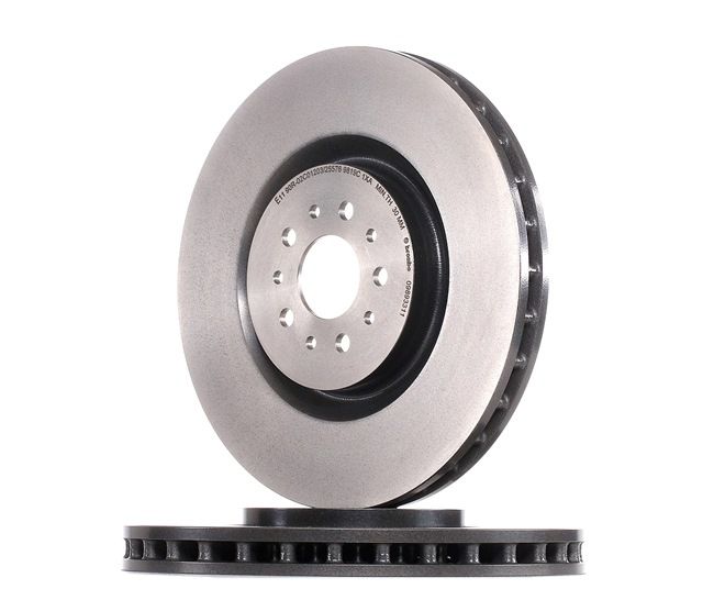 BREMBO 09.8933.11: Brzdový kotúč Ø: 330mm, s vnútorným chladením, Ø: 330mm, potiahnutá, so skrutkami COATED DISC LINE