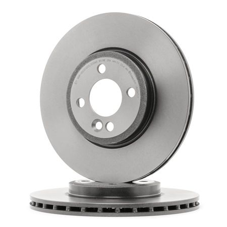 BREMBO 09.A047.31: Disc de frână Ř: 294mm, ventilat interior, Ř: 294mm, acoperit (cu un strat protector) COATED DISC LINE