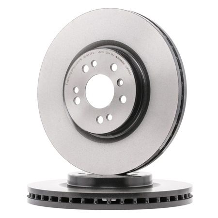 BREMBO 09.R104.11: Disc de frână Ř: 330mm, ventilat interior, Ř: 330mm, acoperit (cu un strat protector), cu suruburi COATED DISC LINE