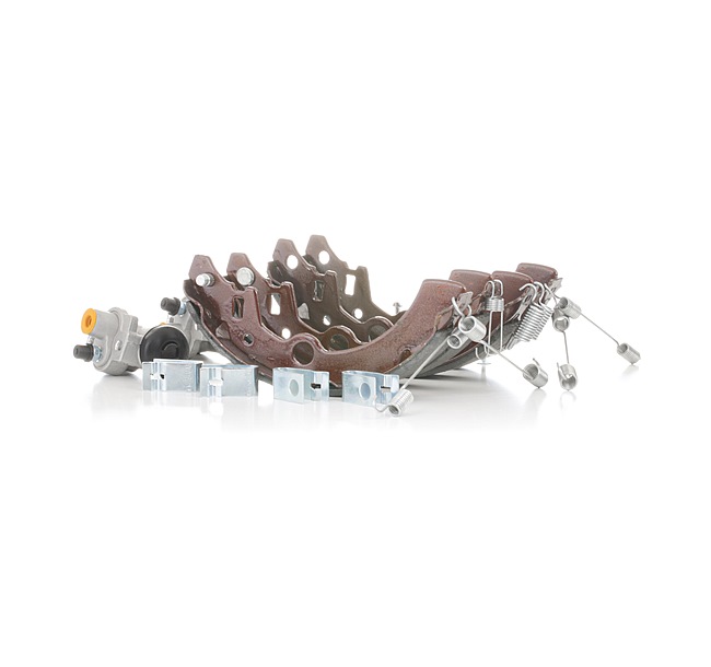 RIDEX 3859B0079: Remmenset, trommelrem Achteras, Met wielremcilinder