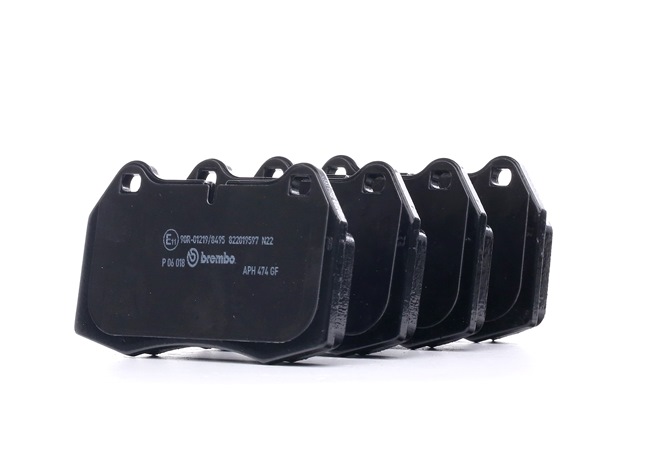 BREMBO P 06 018: Plăcuțe de frână PRIME LINE fara accesorii, cu tabla anti scartait