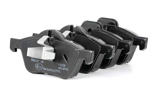 BREMBO P 06 030: Plăcuțe de frână PRIME LINE cu acceasorii, cu clema piston, cu tabla anti scartait