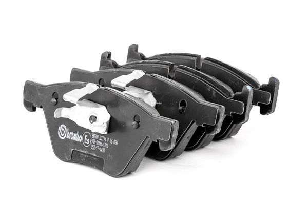 BREMBO P 06 036: Plăcuțe de frână PRIME LINE cu acceasorii, cu clema piston, cu tabla anti scartait