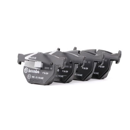 BREMBO P 06 039: Bremsbeläge PRIME LINE mit Zubehör, mit Kolbenclip, mit Anti-Quietsch-Blech