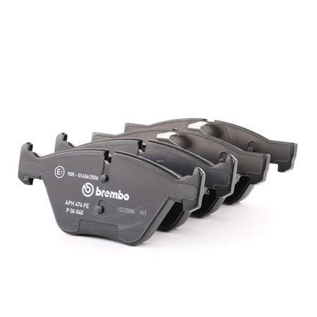 BREMBO P 06 040: Juego de pastillas de freno PRIME LINE con accesorios, con clip de émbolo, Chapa antichirridos