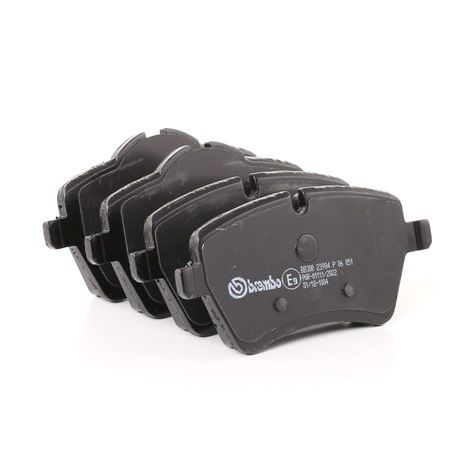 BREMBO P 06 051: Bremsbeläge PRIME LINE mit Zubehör, mit Bremssattelschrauben, mit Anti-Quietsch-Blech