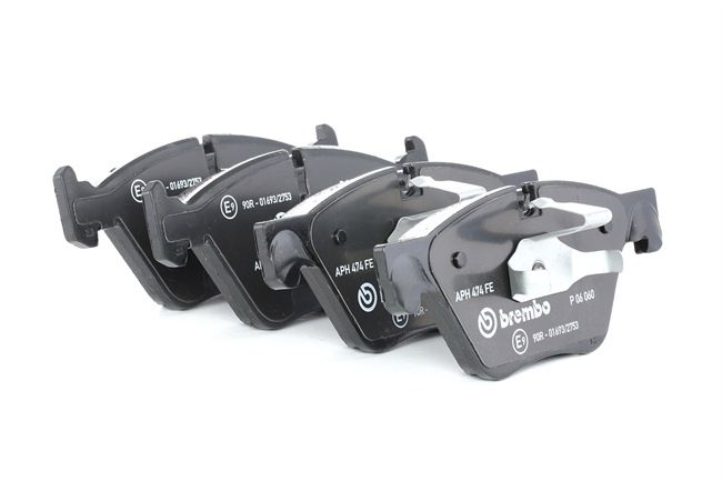 BREMBO P 06 060: Juego de pastillas de freno PRIME LINE con accesorios, con clip de émbolo, Chapa antichirridos