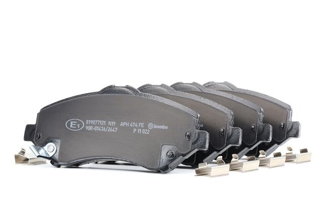 BREMBO P 11 022 Sada brzdových destiček, kotoučová brzda JEEP Wrangler IV (JL) 284 HP Benzín cena