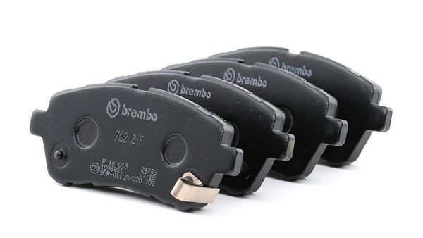 BREMBO P 16 013: Bremsbeläge PRIME LINE mit Zubehör, mit Kolbenclip, mit Anti-Quietsch-Blech