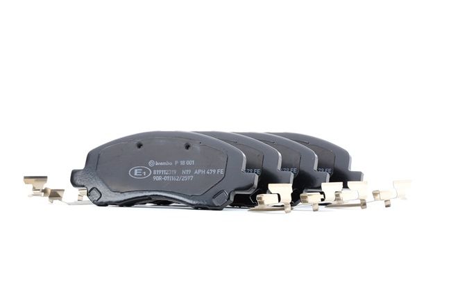 BREMBO P 18 001 Bremseklodser MITSUBISHI ECLIPSE 4 (DKA) 269 HK Benzin hvad koster