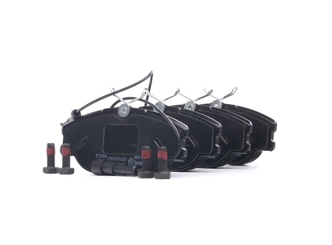BREMBO P 23 066: Piduriklotsid PRIME LINE koos lisadega, koos pidurisadula kruvidega, koos kokkusurumisvastase plekiga
