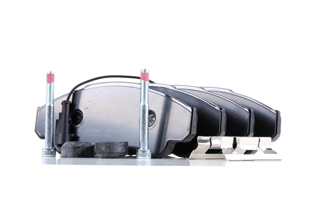 BREMBO P 23 092: Piduriklotsid PRIME LINE koos lisadega, koos pidurisadula kruvidega, koos kokkusurumisvastase plekiga