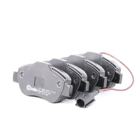 BREMBO P 23 107: Plăcuțe de frână PRIME LINE cu acceasorii, cu suruburi etrier, cu tabla anti scartait
