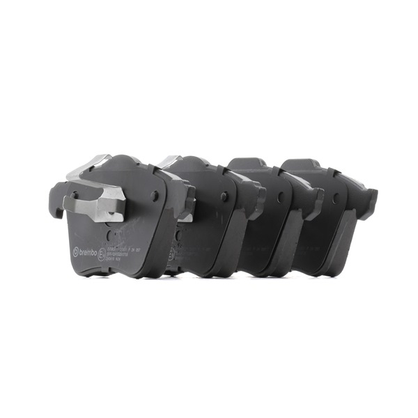 BREMBO P 24 057: Plăcuțe de frână PRIME LINE cu acceasorii, cu clema piston, cu tabla anti scartait