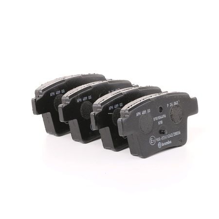 BREMBO P 24 063: Plăcuțe de frână PRIME LINE cu acceasorii, cu suruburi etrier, cu tabla anti scartait