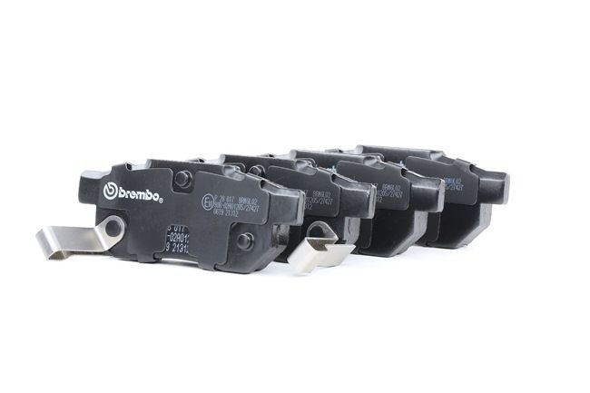 BREMBO P 28 017: Brzdové platničky PRIME LINE bez prislusenstva, s proti hlukovým plechom
