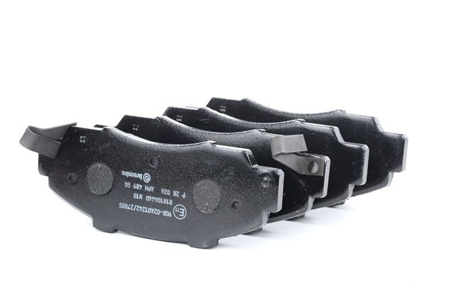 BREMBO P 28 026: Plăcuțe de frână PRIME LINE fara accesorii, cu tabla anti scartait