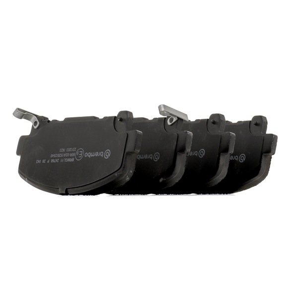 BREMBO P 28 043: Bremsbeläge PRIME LINE ohne Zubehör, mit Anti-Quietsch-Blech